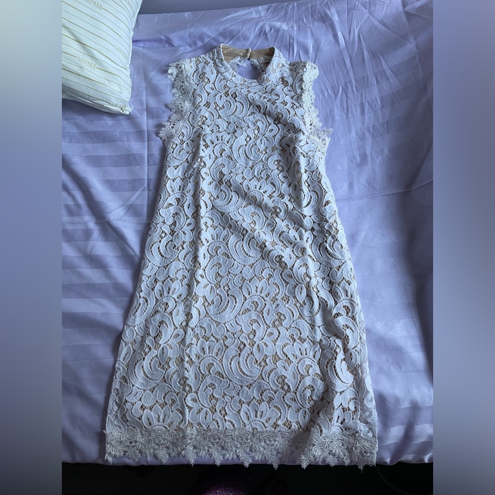 Francesca’s - XS White Lace Dress